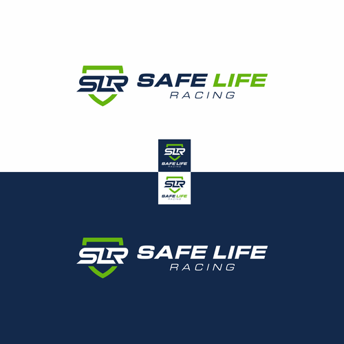 Logo Redesign for Safe Life Racing!  A manufacturer of auto racing safety equipment. Design by HTM