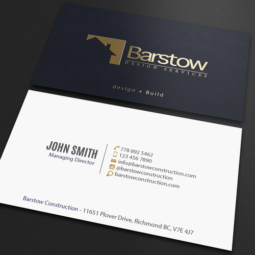 Custom Bespoke Home Builder Needs Business Cards