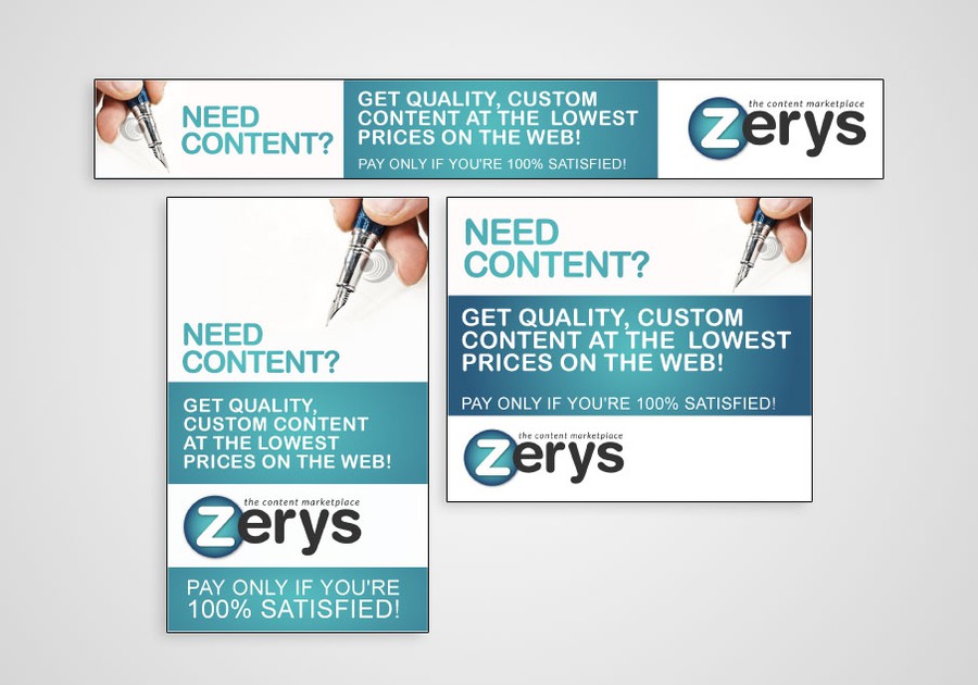 Banner Ad For Interact Media Zerys Is Software Product Name