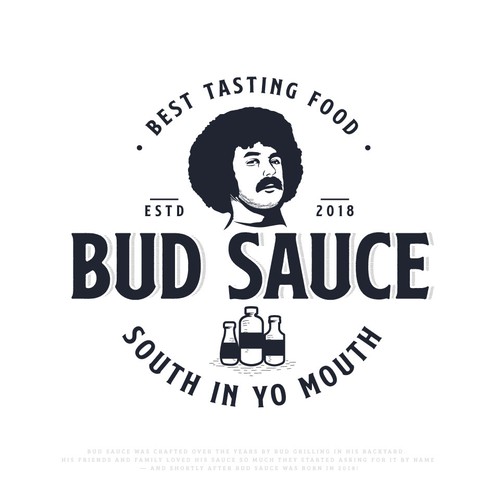 Powerful and eye catching BBQ sauce logo Design by Unik ART