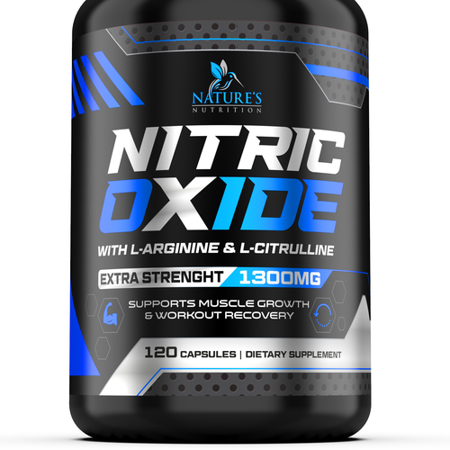 Nitric Oxide label design needed for Nature's Nutrition Design by JOHN's_AlphaCreation