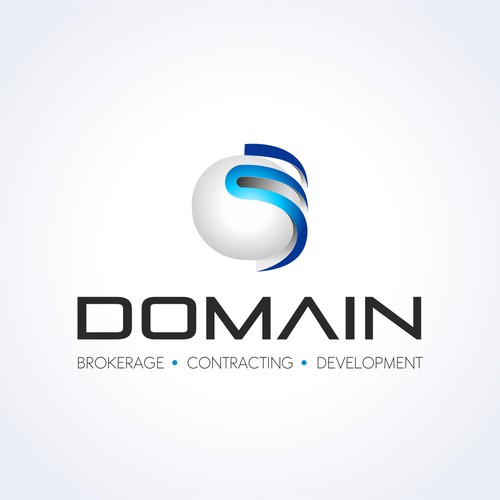 Create the next logo and business card for Domain デザイン by Lalunagraph