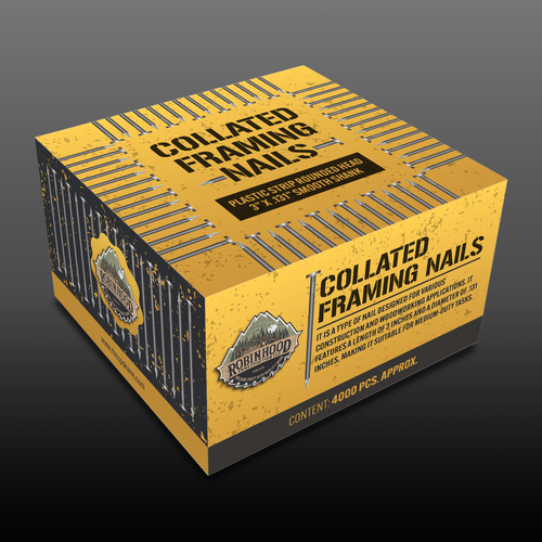 Dare to Impress: Design a Modern and Sleek Nail Box Packaging Design by Ponteresandco