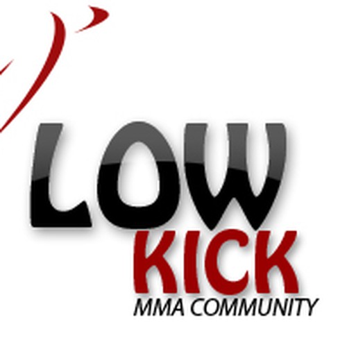 Awesome logo for MMA Website LowKick.com! Diseño de Freddy Hernandez