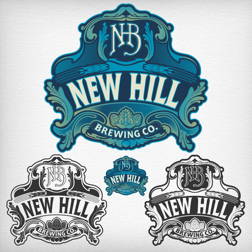 Blend sophistication with edge to create attention grabbing logo for New Hill Brewing Co. Design by DataDesign99d