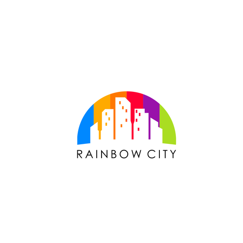 Rainbow City Logo Design Contest 99designs