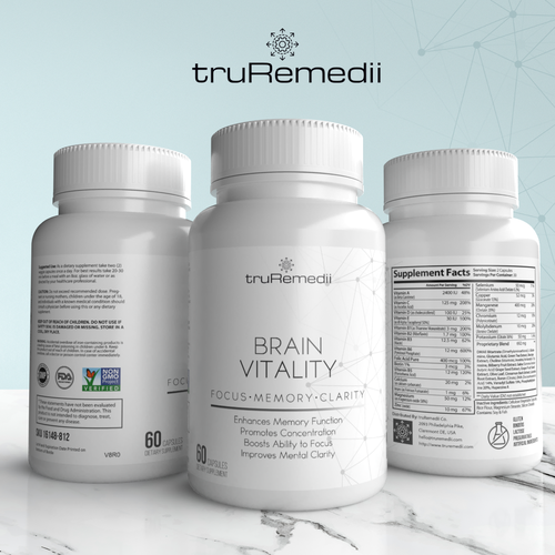 Design minimalist supplement label for a premium brand Design by Tamara.D