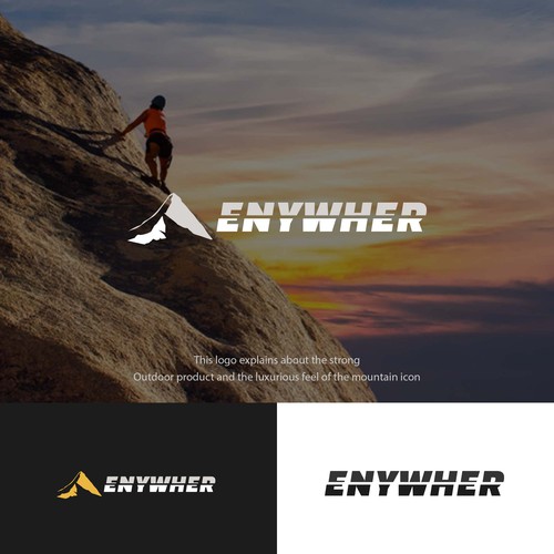 Outdoor product company needs rugged yet luxurious feeling logo Logo