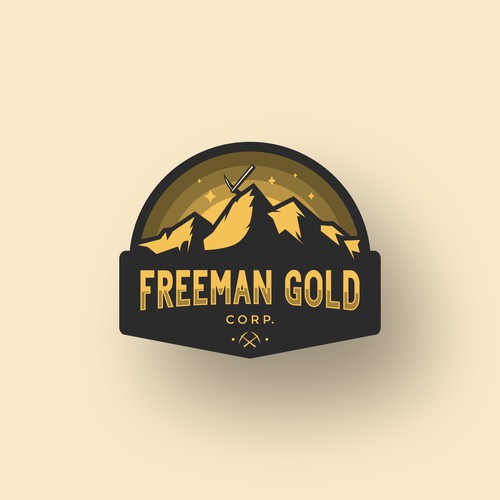 Gold Mining Company Logo Diseño de Chxvy