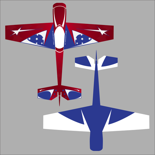 Aerobatic Aircraft paint scheme Design by Barton Designs