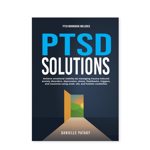 Captivating book cover design that shows the feelings associated with healing from PTSD trauma Design réalisé par Platinum club