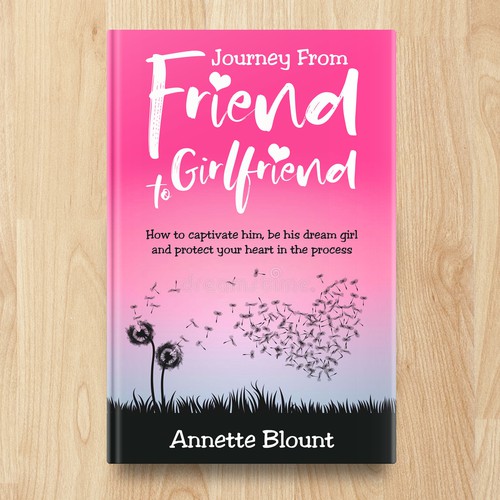 Design a book cover that is fun and playful to help single women experience love beyond friendship Design by Azmya PROJ