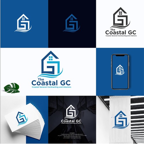 A woman owned Coastal GC company needs a striking logo Design by s-tech solutions