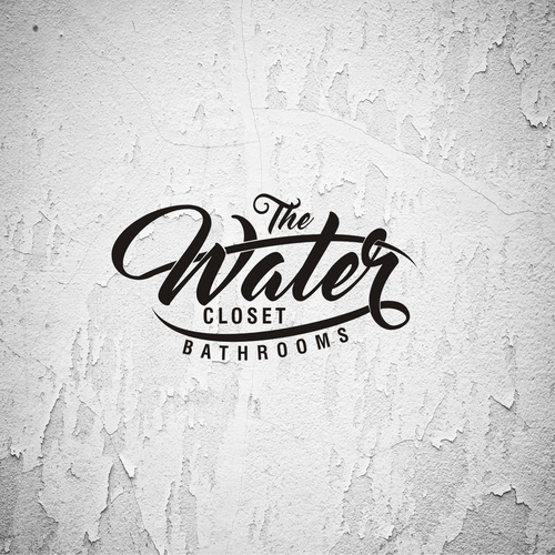 Create an eyecatching vintage type logo for The Water Closet Logo