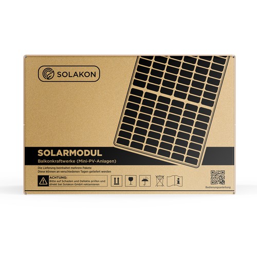 Create a nice Packaging Design for Solar Panels Design by Rajith Shantha