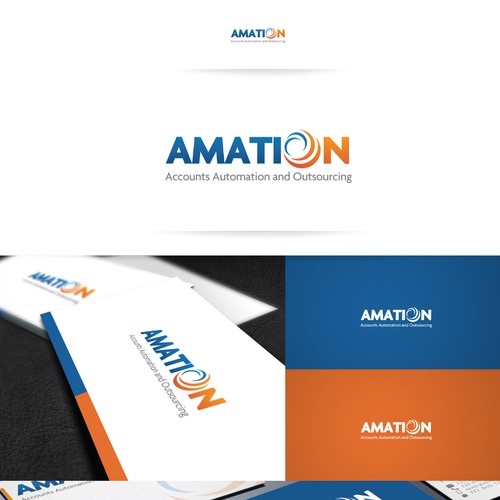 Create an impactful and forever lasting logo for Amation - Accounts Automation and Outsourcing Design by Octanox