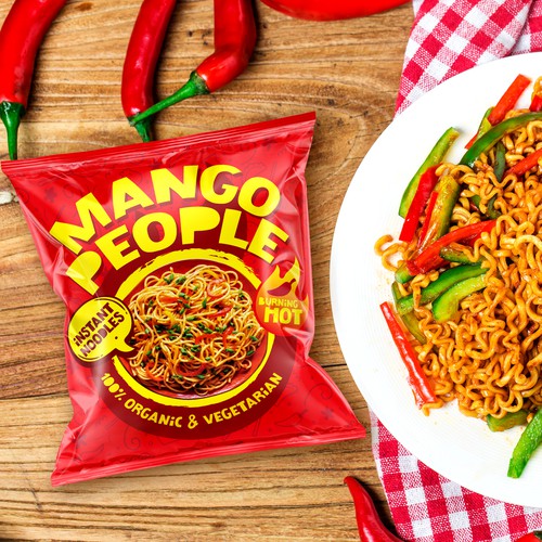 Playful Instant Noodle Packaging Design Challenge Design by Manthanshah