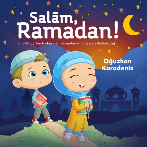 Children´s Book COVER to teach children about Ramadan in a lovely way Design by Khaidirsyafei