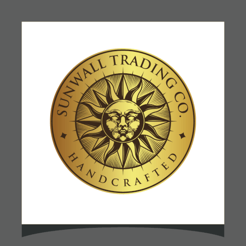 Hatching/stippling style sun logo... let’s create an awesome vintage-luxury logo! デザイン by kazeem