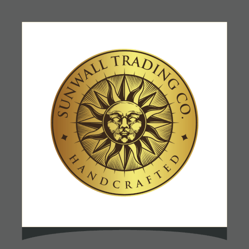 Hatching/stippling style sun logo... let’s create an awesome vintage-luxury logo! Design by kazeem