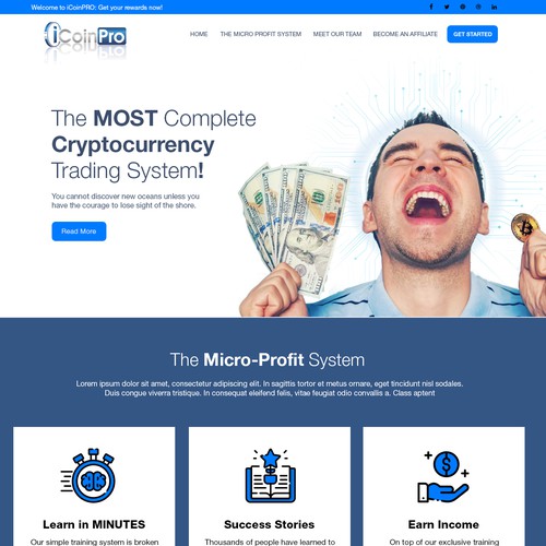 ***GUARANTEED PRIZE*** - NEW WEBSITE DESIGN FOR MLM -*****NEW***** Design by 99d.Maaku