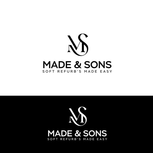Design di Luxury Meets Ease: Logo & Card Design for Made & Sons di Ovita ✏️