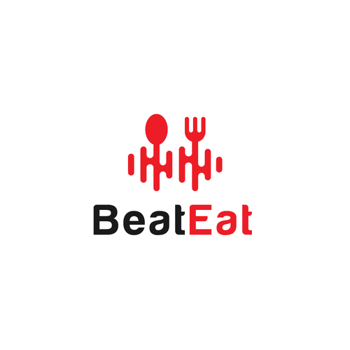 Créez un logo moderne et tendance pour Beat Eat !! Design by cucuque design