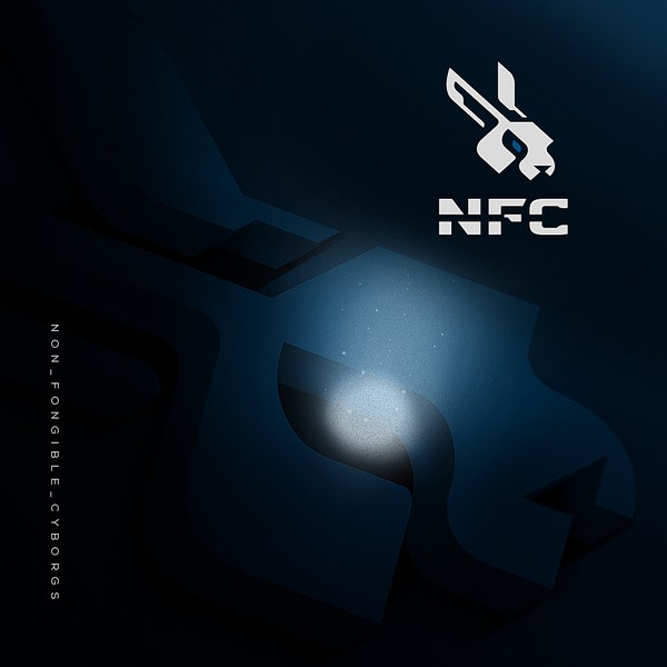 Design by typohead™ titled "Cyborg Rabbit"