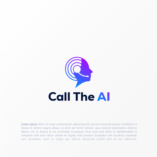 AI Communication Logo Design by sinajimasi