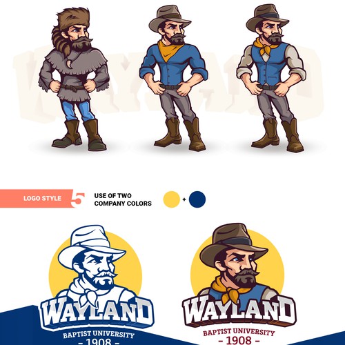 pioneer mascot clipart