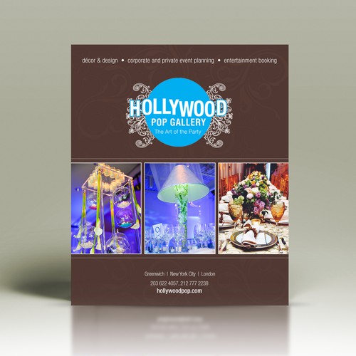 Create A Magazine Ad For Luxury Event Planning Company! Postcard