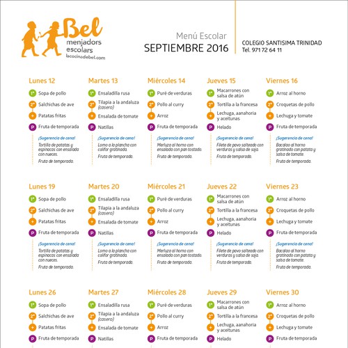 Menu contest entry by heatherita