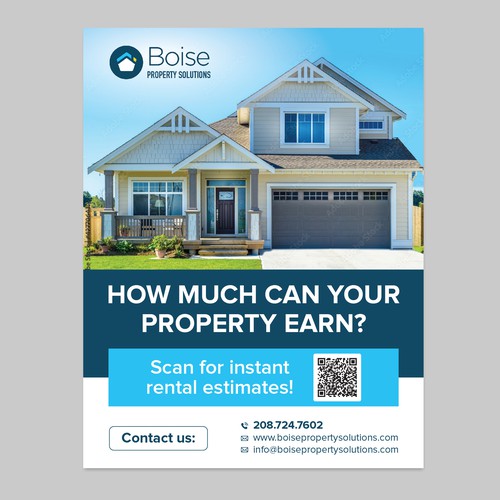 Create an Eye-Catching 1/4 Page Ad for a Leading Property Management Company! Design by Maximillian