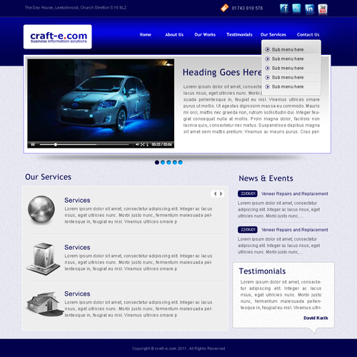 Create the next website design for craft-e.com ltd Ontwerp door DesignerDaddy