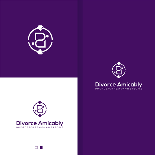 Logo for a new, healthy way for reasonable people to divorce Design by Elesense