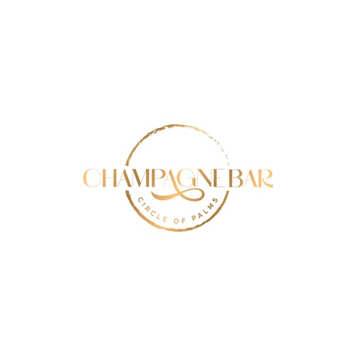 Luxury and modern Champagne Bar logo Design by TheLogo69