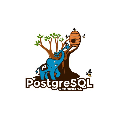 PostgreSQL 14 Release Artwork Design by b2creative
