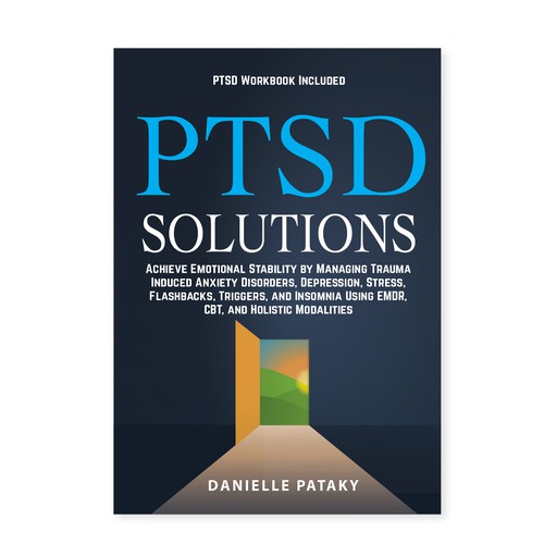 Captivating book cover design that shows the feelings associated with healing from PTSD trauma Design réalisé par Platinum club