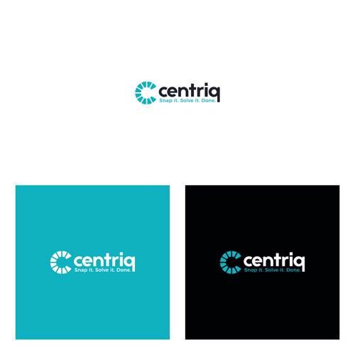 Centriq logo Design by kdgraphics
