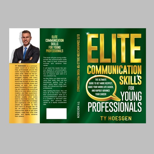 ELITE BOOK COVER for Communication Book - Target Audience is Young Professionals Hungry for Success Design by TRIWIDYATMAKA