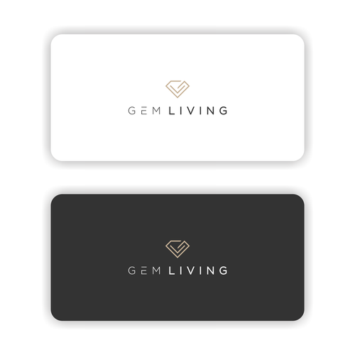 Geometrical, minimalist, modern brand design for Gem Living Design by M a i s y a