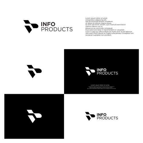 InfoProducts.com - Logo & Branding Design por RowSheet