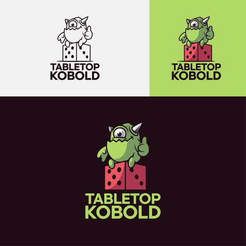 Bring Tabletop Kobold to Life with a Fun, Memorable Logo and Branding Design by BahongGas™