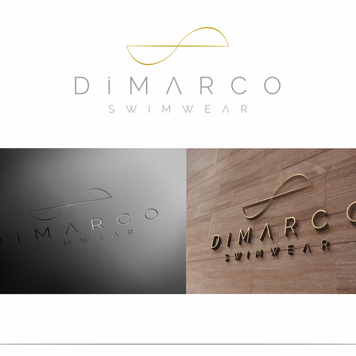 Create a unique and elegant swimsuit line logo. Logo design