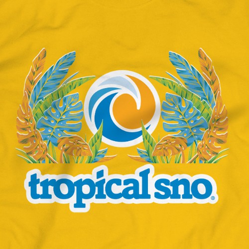 Tropical T-Shirt Design Design by Ibtar