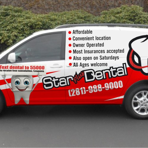  CAR wrap design for Dental office Design by TANSA ART