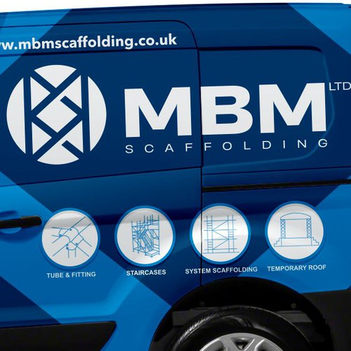 MBM Scaffolding - Van Design Design by SFZ_design