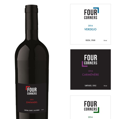 Wine Label Design for Global New Generation Brand Design by Soup Studio