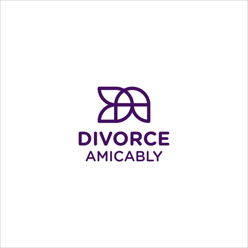 Logo for a new, healthy way for reasonable people to divorce Design by @GadjahDesign