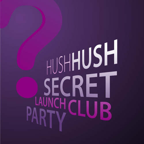 Exclusive Secret VIP Launch Party Poster/Flyer Diseño de Sova